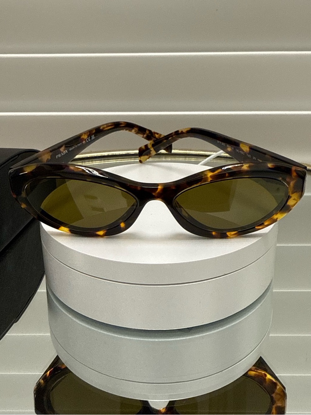 Prada Tortoiseshell Cat Eye Sunglasses